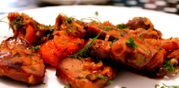 Muschiulet de porc la tigaie