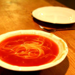 Supa de rosii cu taietei