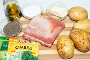 ingrediente friptura de porc