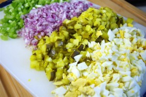 ingrediente salata cartofi