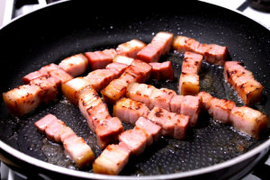 bacon la prajit